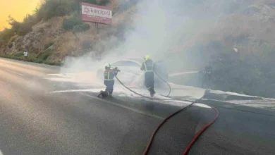 Mercedes EQE yangını