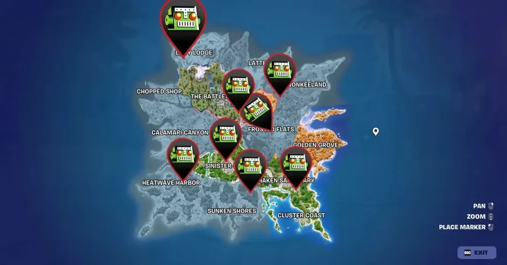 fortnite kasa konumları img1