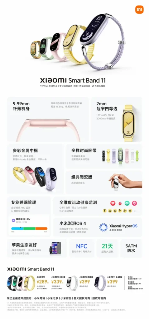 xiaomi 11 band