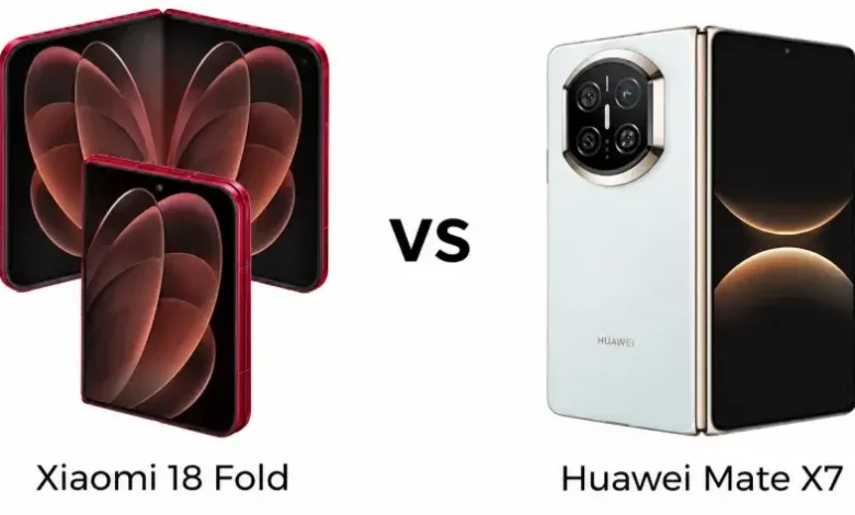 Xiaomi 18 Fold Huawei Mate X7