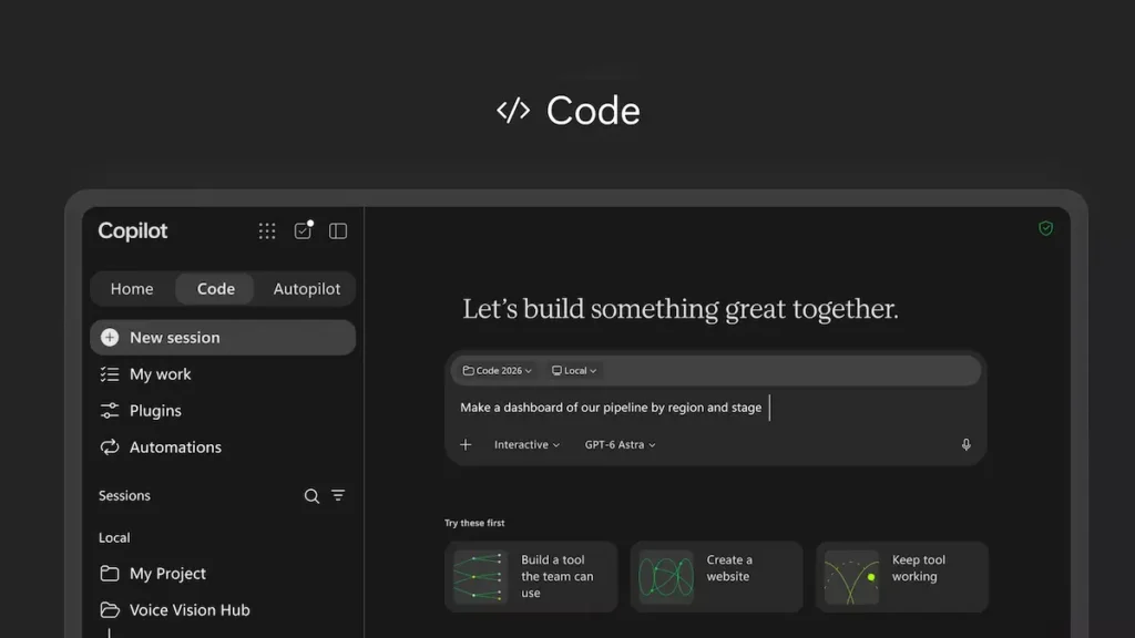 copilot code