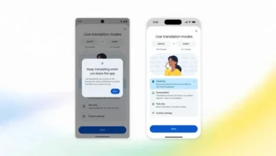 Google Translate canlı çeviri