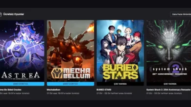 Epic Games ücretsiz oyunları