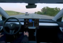 Tesla Automatic Collision Evasion