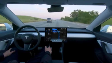Tesla Automatic Collision Evasion