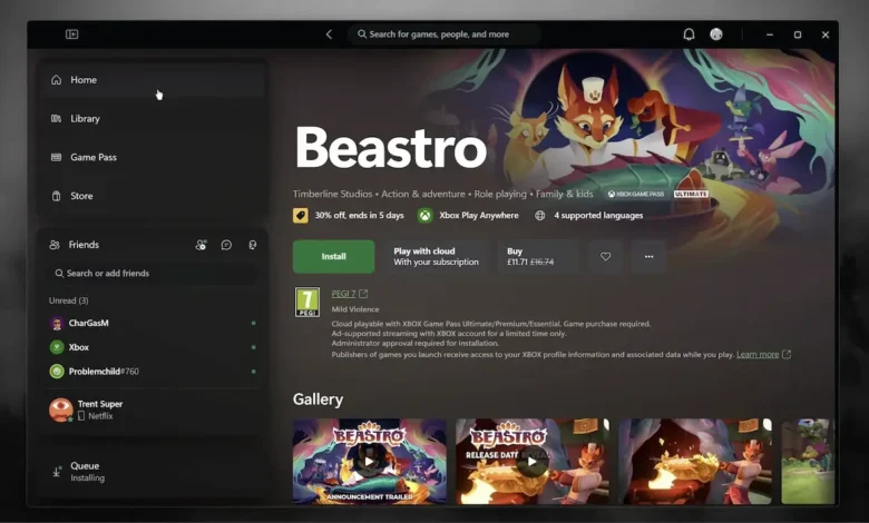 Xbox PC uygulaması
