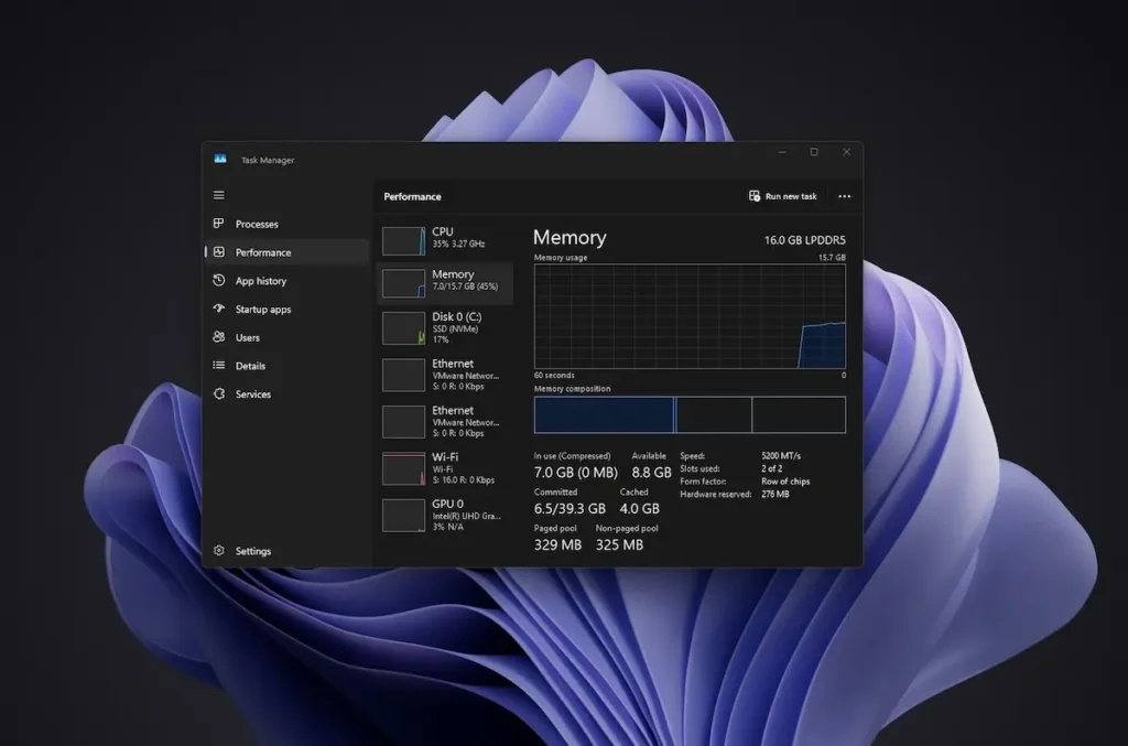 Windows 11 26H2 RAM kullanımı img1