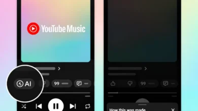 YouTube Music yapay zekâ etiketi
