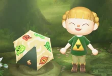 Animal Crossing Zelda tasarımları